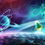 space_christmas_background